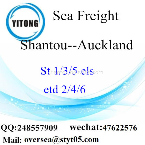 Consolidamento di LCL di Shantou Port a Auckland